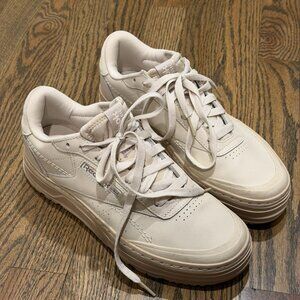 Reebok Woman Club C Double Geo 'Stucco' 8 1/2  Sneaker